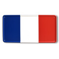 Blechschild "Frankreich" 30,5 x 15,5 cm