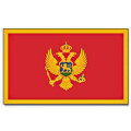 Tischflagge 15x25 : Montenegro