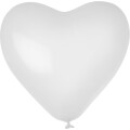 Luftballons Herz, wei&szlig; 90 cm Umfang