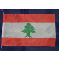 Tischflagge 15x25 : Libanon