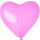 Luftballons Herz, Rosa 90 cm Umfang