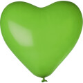 Luftballons Herz, Grün 90 cm Umfang