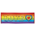 Banner : Regenbogen LOVE (gro&szlig;)