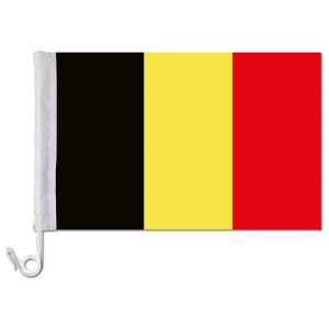 Auto-Fahne: Belgien - Premiumqualität