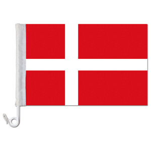 Auto-Fahne: Dänemark - Premiumqualität