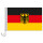 Auto-Fahne: Deutschland mit Adler - Premiumqualität
