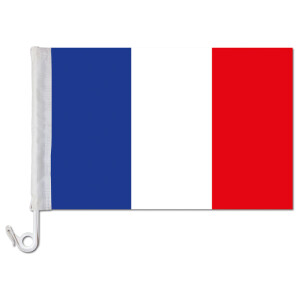 Auto-Fahne: Frankreich - Premiumqualität