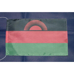 Tischflagge 15x25 : Malawi