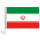 Auto-Fahne: Iran - Premiumqualität