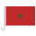 Auto-Fahne: Marokko - Premiumqualität