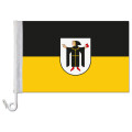Auto-Fahne: M&uuml;nchen + Wappen - Premiumqualit&auml;t