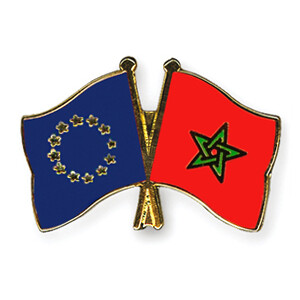 Freundschaftspin: Europa-Marokko