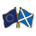 Freundschaftspin Europa-Schottland