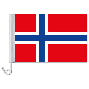 Auto-Fahne: Norwegen - Premiumqualität