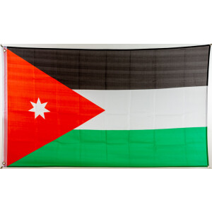 Flagge 90 x 150 : Jordanien