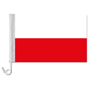 Auto-Fahne: Polen - Premiumqualität