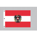 XXL Flagge &Ouml;sterreich mit Wappen in 3m x 5m.