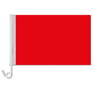 Auto-Fahne: Rot - Premiumqualität