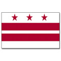 Tischflagge 15x25 District of Columbia