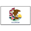 Tischflagge 15x25 : Illinois