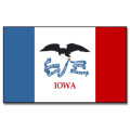 Tischflagge 15x25 Iowa