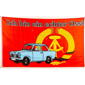 Flagge 90 x 150 : Ich bin ein echter Ossi