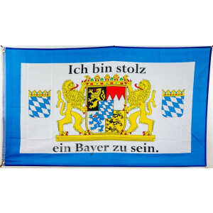 Flagge 90 x 150 : Ich bin stolz ein Bayer zu sein