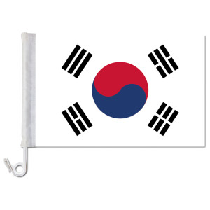 Auto-Fahne: Südkorea - Premiumqualität