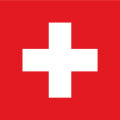 Aufkleber GLÄNZEND Schweiz quadratisch