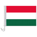 Auto-Fahne: Ungarn - Premiumqualität