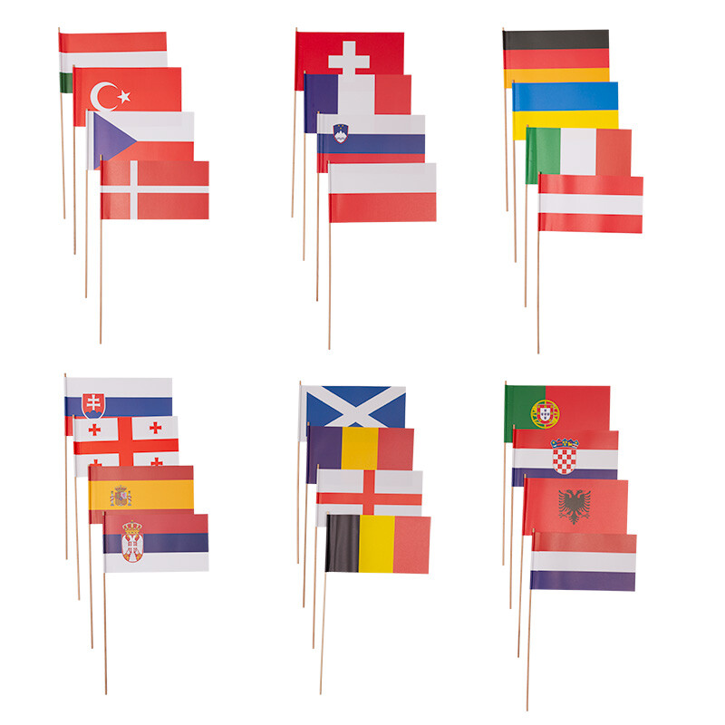 Fahne Flagge Papierfähnchen Schützenfest Papierfahnen Deko Papierflagge 10 Stück