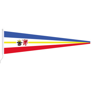 Langwimpel: Mecklenburg-Vorpommern + Wappen