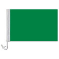 Auto-Fahne: Grün - Premiumqualität