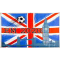 Flagge 90 x 150 : Fußball EM 2020/2021 mit Big Ben