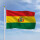 Premiumfahne Bolivien mit Wappen