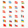 Flaggen Ansteckpin Set EM 2024