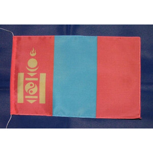 Tischflagge 15x25 : Mongolei