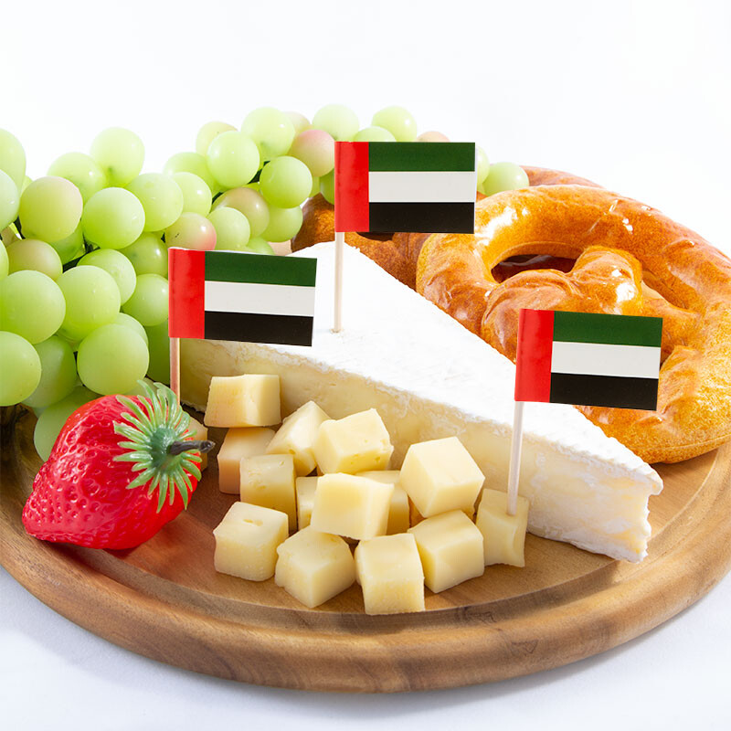 Vereinigte Arabische Emirate Zahnstocher Mini Flagge Papier Sticks Party Cocktail Länder