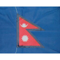 Tischflagge 15x25 Nepal