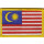 Patch zum Aufbügeln oder Aufnähen Malaysia - Groß