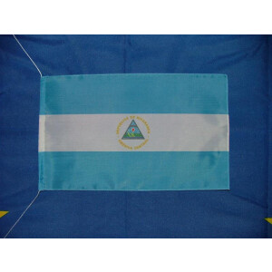 Tischflagge 15x25 : Nicaragua