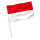 Stock-Flagge : Rot-Weiß Premiumqualität 120x80 cm