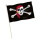 Stock-Flagge : Pirat mit Kopftuch / Premiumqualität 45x30 cm