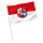 Stock-Flagge : Krefeld-Oppum Premiumqualität 45x30 cm