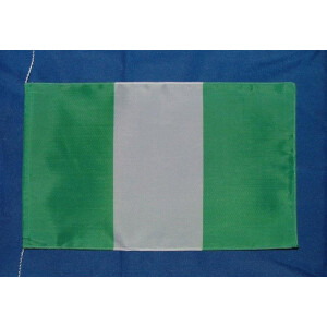 Tischflagge 15x25 : Nigeria