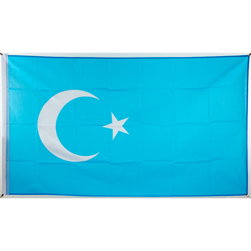 Flagge 90 x 150 : Ostturkistan mit Hohlsaum, 9,95 €