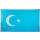 Flagge 90 x 150 : Ostturkistan mit Hohlsaum
