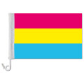 Auto-Fahne: Pansexuell - Premiumqualit&auml;t