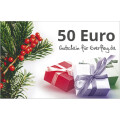 Geschenkgutschein von Everflag 50 Euro gedruckt per Post...