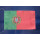Tischflagge 15x25 Portugal